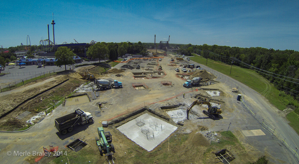 Carowinds Fury 325 Construction